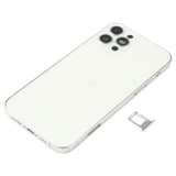 Battery Back Cover Assembly (with Side Keys & Speaker Ringer Buzzer & Motor & Camera Lens & Card Tray & Power Button + Volume Button + Charging Port & Wireless Charging Module) for iPhone 12 Pro(White)