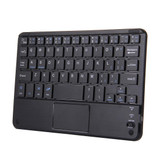 Mini Bluetooth Wireless Keyboard with Touch Panel, Compatible with All Android & Windows 7 inch Tablets with Bluetooth Functions(Black)