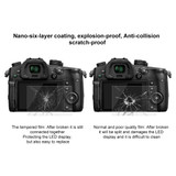 PULUZ 2.5D 9H Tempered Glass Film for Panasonic GH5, Compatible with Canon EOS M3 / M5 / M10