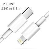 XJ-61 12W USB-C / Type-C to 8 Pin PD Fast Charging Cable, Cable Length:1.5m