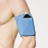 Reflective Motion Arm Bag Close Mobile Phone Bag, Size:L(Blue)