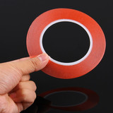 1mm Width Double Sided Adhesive Sticker Tape for iPhone / Samsung / HTC Mobile Phone Touch Panel Repair, Length: 25m(Red)
