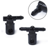 2 PCS Windshield Washer Wiper Jet Water Spray Nozzle 1451329 / 1451330 for Vauxhall Insignia / Opel