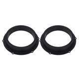 2 PCS Car Auto ABS  Loudspeaker Base Protection Cover Holder Mat for Volkswagen