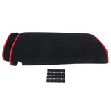 Car Light Pad Instrument Panel Sunscreen Hood Mats Cover for Land Rover Discovery 4/3 (Please Note Model and Year)(Red)