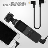 Sunnylife 30cm USB-C / Type-C to 8 Pin Converting Connector Data Cable for  DJI OSMO Pocket(Black)