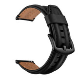 For Garmin Vivoactive3 / Vivomove HR Double Keel Watch Band(Black)