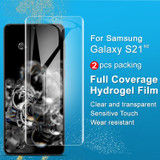 For Samsung Galaxy S21 5G 2 PCS IMAK Curved Full Screen Hydrogel Film