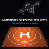 STARTRC 1109143 50cm Portable Drone Universal Foldable Square Parking Apron Landing Pad for DJI FPV / mini 2 / Mavic Air 2 / Air 2S(Orange+Blue)