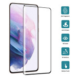 For Samsung Galaxy S21+ 5G Full Glue 9H HD 3D Curved Edge Tempered Glass Film(Black)