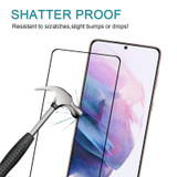 For Samsung Galaxy S21+ 5G 25pcs Full Glue 9H HD 3D Curved Edge Tempered Glass Film(Black)