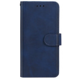 Leather Phone Case For Tecno Spark 7(Blue)