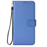 For Doogee S59 / S59 Pro Diamond Texture Leather Phone Case(Blue)