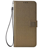 For Doogee S59 / S59 Pro Diamond Texture Leather Phone Case(Brown)