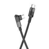 hoco U108 100W USB-C / Type-C to USB-C / Type-C PD Charging Data Cable, Cable Length:2m(Black)