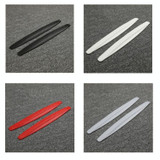 4 Pairs Car Front Rear Bumper Anti-Collision And Anti-Scratch Strips Body Scratch Decoration Stickers, Color: White