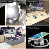 Cylindrical Display Stand Security System Burglar Alarm / Anti-theft Alarm Display Holder  with Infrared Remote Control for Mobile Phones with Type-C / USB-C Port