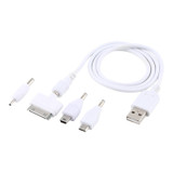 5 in 1 Multi-function Data Cable with 4 Adapters, Suitable for Mico USB / HDMI / Nokia 2.0 / iPhone 4