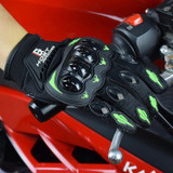 GHOST RACING GR-ST04 Motorcycle Gloves Anti-Fall Full Finger Riding Touch Gloves, Size: L(Green)