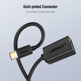 UGREEN 13cm USB 3.0 Female to USB-C / Type-C Male OTG Converter Adapter Cable (Black)