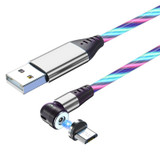 2.4A USB to Micro USB 540 Degree Bendable Streamer Magnetic Data Cable, Cable Length: 1m (Colour)