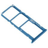 SIM Card Tray + SIM Card Tray + Micro SD Card Tray for Motorola Moto E6 Play/XT2029/XT2029-1(Blue)