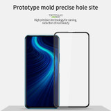 For Huawei Honor X10 MOFI 9H 3D Explosion-proof Curved Screen Tempered Glass Film(Black)