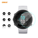 For Garmin Swim 2 ENKAY Hat-Prince 0.2mm 9H 2.15D Curved Edge Tempered Glass Screen Protector  Watch Film