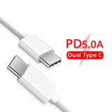 XJ-50 PD 120W 5A USB-C / Type-C to USB-C / Type-C Fast Charging Data Cable, Cable Length: 2m