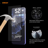 For Samsung Galaxy S21+ 5G 5pcs ENKAY Hat-Prince Full Glue 0.26mm 9H 2.5D Tempered Glass Full Coverage Film Support Fingerprint Unlock