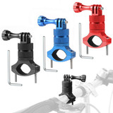 Aluminum Alloy Bicycle Mounting Bracket Bicycle Clip For Action Camera(Blue)