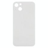 Easy Replacement Big Camera Hole Glass Back Battery Cover for iPhone 13(White)