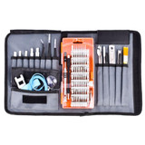 Portable Cloth Bag Mobile Phone Disassembly Maintenance Tool Multi-function Combination Tool Screwdriver Set(Orange)