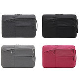 Zipper Type Polyester Business Laptop Liner Bag, Size: 11.6 Inch(Rose Red)