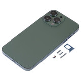 Stainless Steel Back Housing Cover with Appearance Imitation of iP13 Pro for iPhone XR(Green)