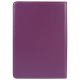 For 10 inch Tablet 360 Degree Rotation Litchi Texture Flip Leather Tablet Case(Purple)