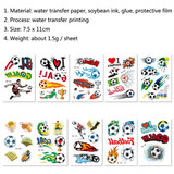 20 PCS World Cup Theme Cartoon Football Children Tattoo Stickers(WY-033)