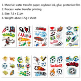 20 PCS World Cup Theme Cartoon Football Children Tattoo Stickers(WY-029)