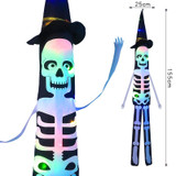 Halloween LED Hanging Lights Ghost Festival Decorative Lights, Style: Skeleton (Colorful)
