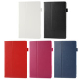 Litchi Texture Leather Case with Holder for Sony Xperia Tablet Z2 10.1(Magenta)
