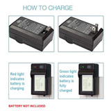 Digital Camera Battery Charger for SONY FR1/FT1...(Black)