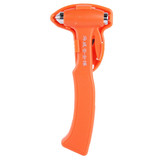 SHUNWEI SD-3501 Seat Belt Cutter Window Breaker Auto Rescue Tool Ideal Plastic Shell Car Safety Emergency Hammer with Adhesive Tape And Fixation Frame(Orange)