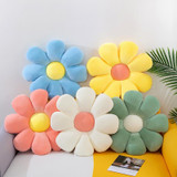 Small Daisy Flower Soft Elastic Cushion Pillow 53cm(White)