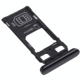 SIM Card Tray + SIM Card Tray / Micro SD Card Tray for Sony Xperia 1 / Xperia XZ4 (Black)
