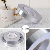 2 PCS Home Decoration Self-Adhesive Ceiling Beauty Sideline Tile Beauty Seam Sticker, Specification: 2cmx50m(Brushed Silver)