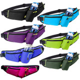 Outdoor Sports Water Bottle Waist Bag Multifunctional Fitness Running Mobile Phone Invisible Waist Bag(Violet)