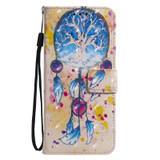 3D Painted Pattern Horizontal Flip Leather Case with Holder & Card Slots & Wallet For iPhone 13 Pro Max(Wind Chimes)