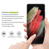 For Samsung Galaxy S22 Ultra 5G mocolo 9H 3D Full Screen Curved Surface Film(Black)
