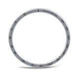 For Samsung Galaxy Watch4 40mm Smart Watch Steel Bezel Ring(Silver)