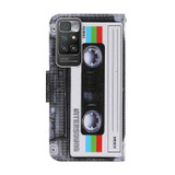 For Xiaomi Redmi 10 Coloured Drawing Pattern Leather Phone Case(Tape)